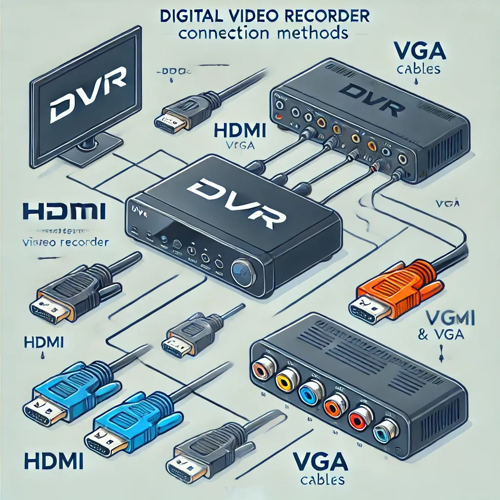 DVR Kayıt Cihazlarının Bağlantı Yöntemleri: HDMI ve VGA Teknolojileri