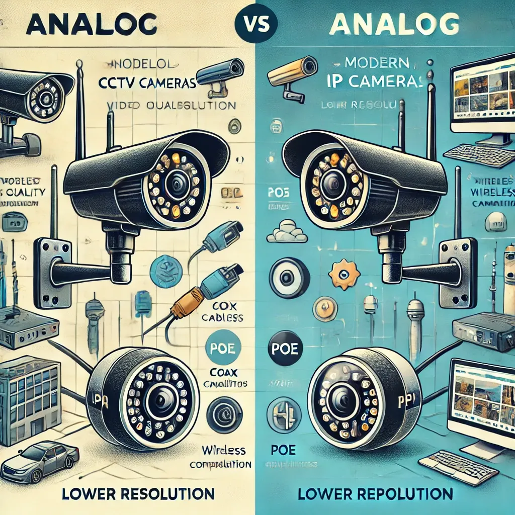 Analog CCTV Kameralar ile IP Kameralar Arasındaki Farklar: Geçiş Yapmalı Mısınız?