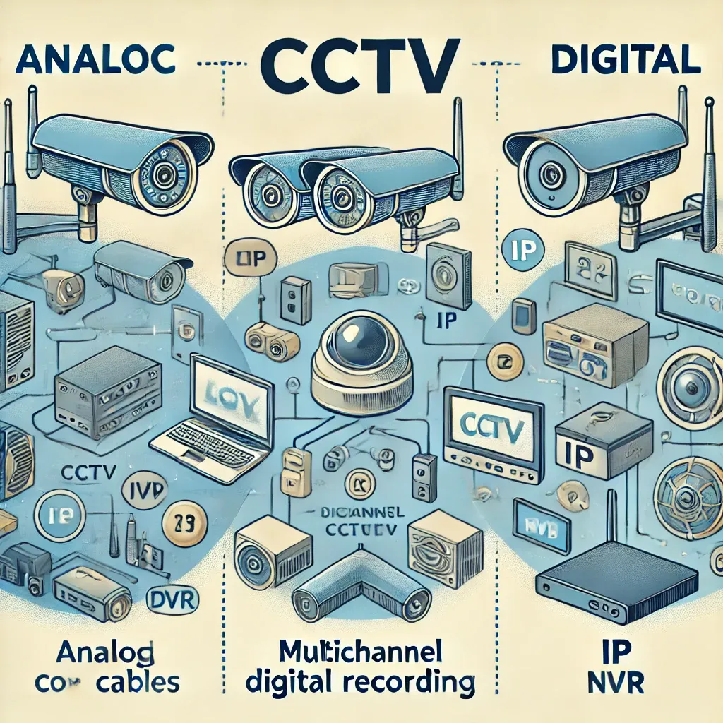 Analog, Dijital ve IP CCTV Sistemleri: Hangi Seçim Size Uygun?