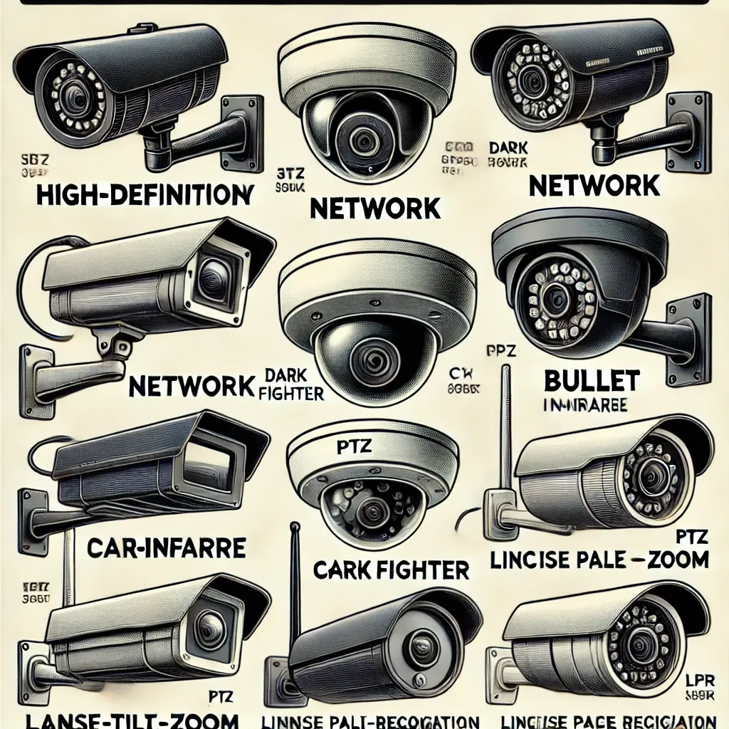 10 Farklı CCTV Kamera Türü ve Kullanım Alanları