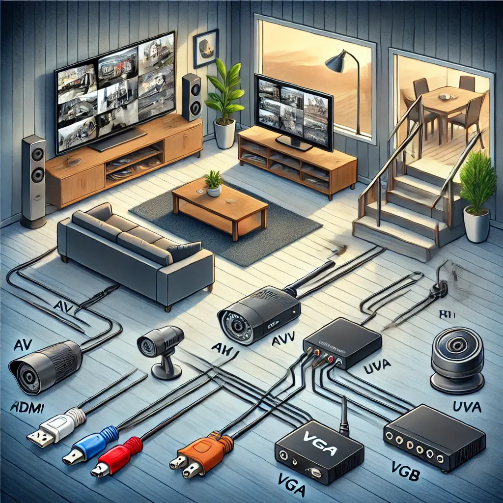 CCTV Kamerasını DVR Olmadan TV'ye Bağlama Yöntemleri
