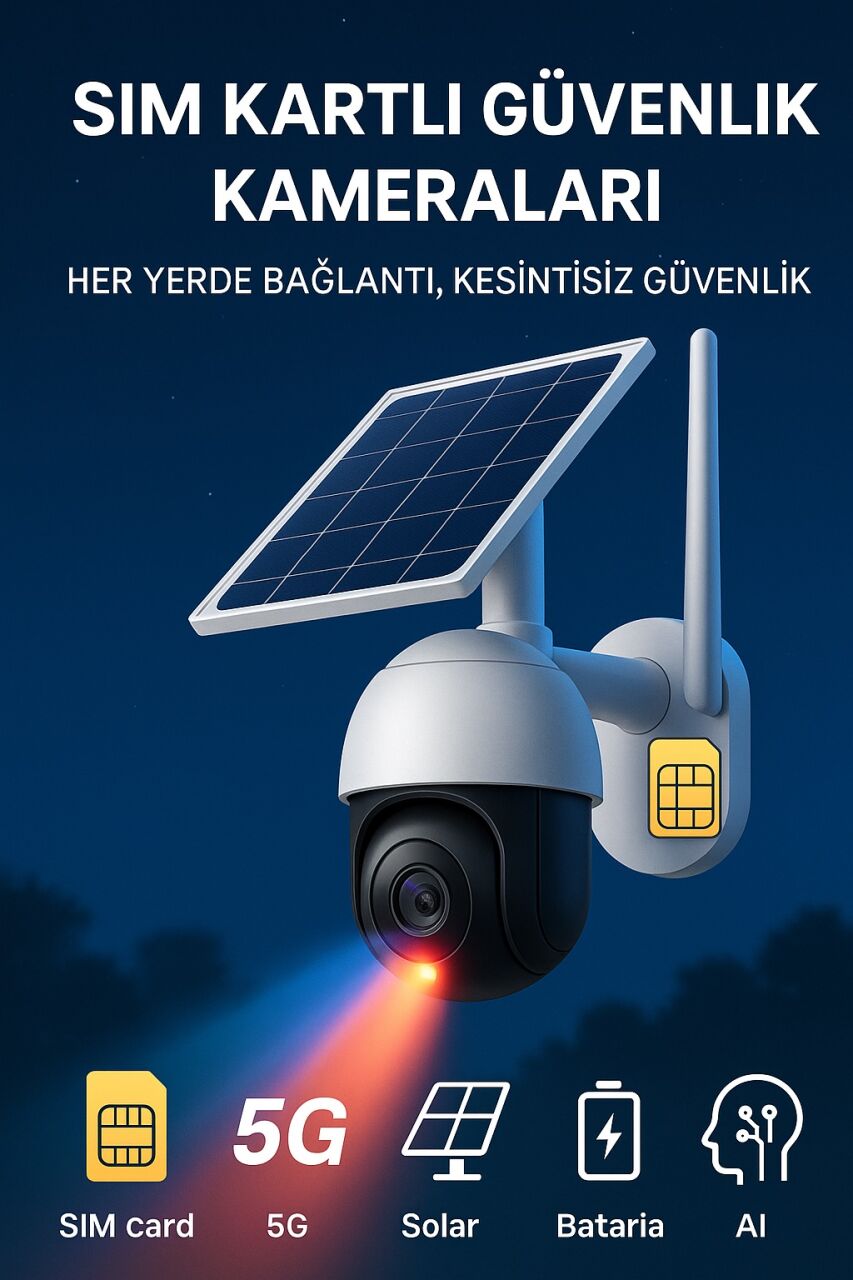 Sim Kartlı Güvenlik Kamerası