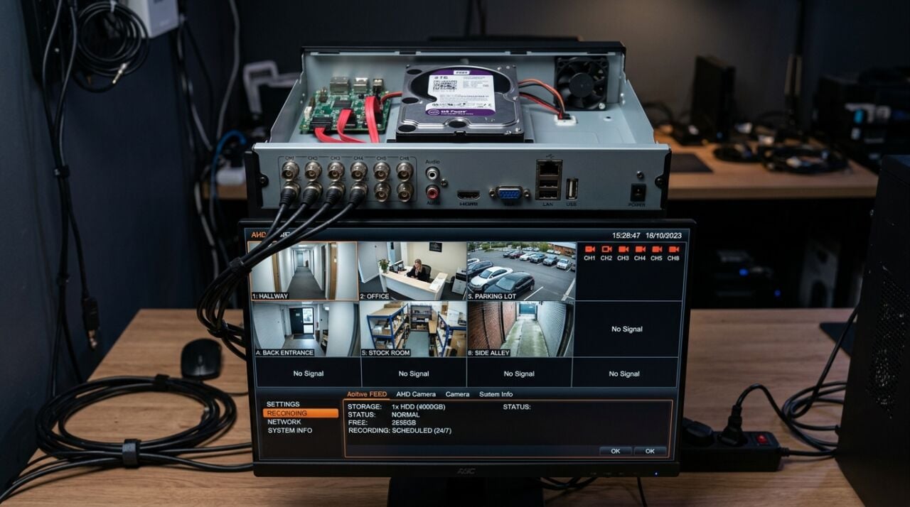 AHD DVR Ayarları: Depolama, Görüntü Kalitesi ve Kayıt Optimizasyonu