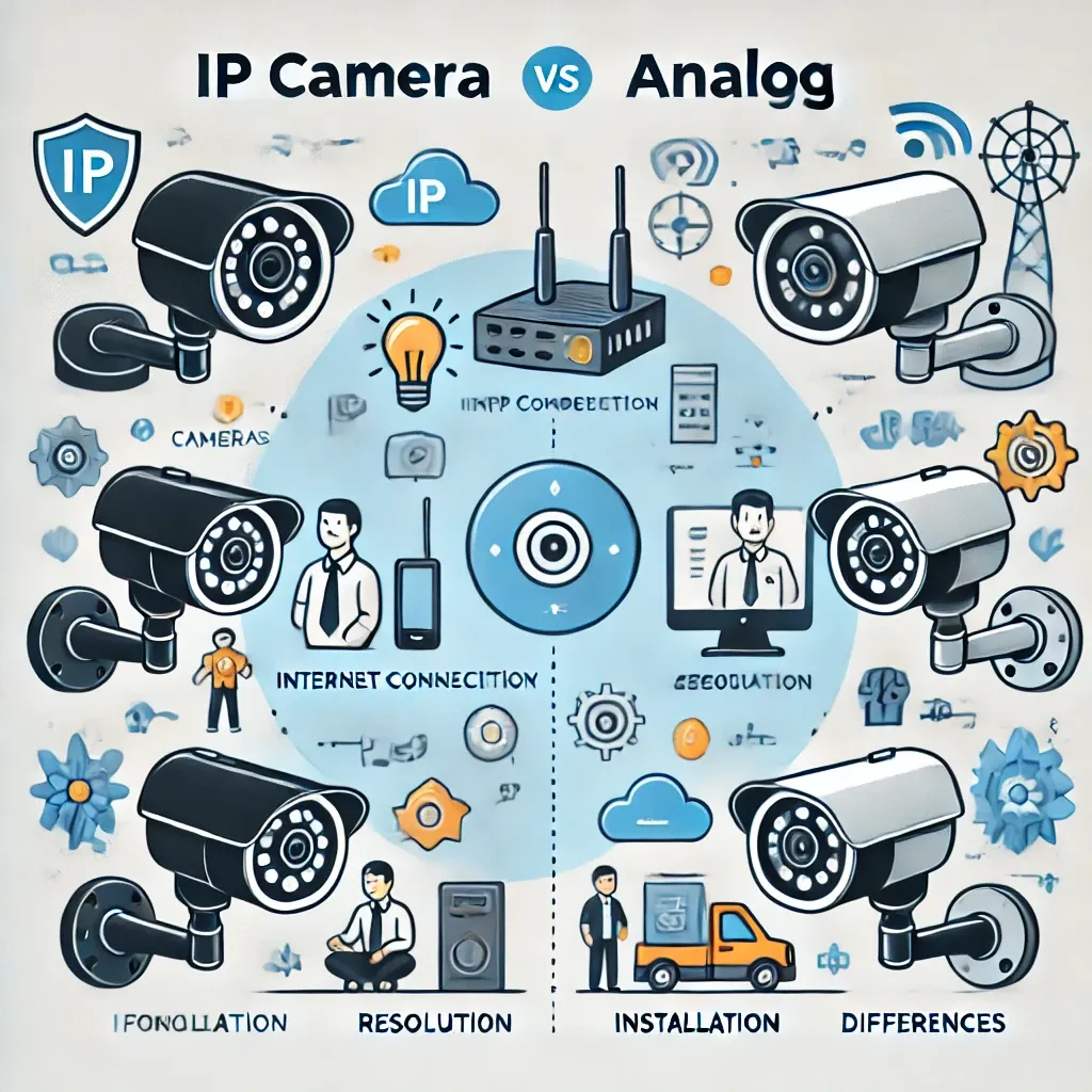 IP Kamera ve Analog Kamera: Hangisi Sizin İçin Daha Uygun?