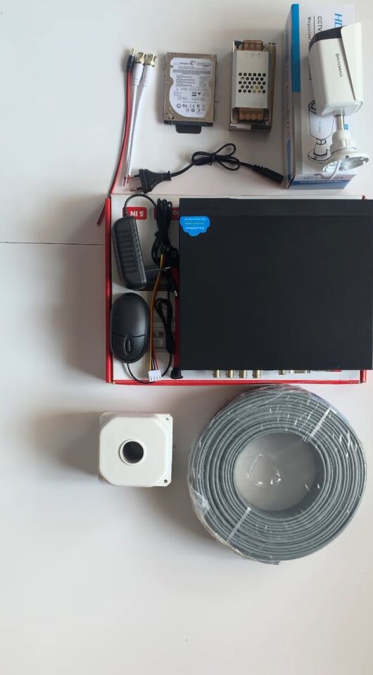 1 Kameralı Güvenlik Seti - 5MP Sony SecuLens, 1080P Full , Gece Renkli, 8 Ultra Warm, WiFi Adaptörü,