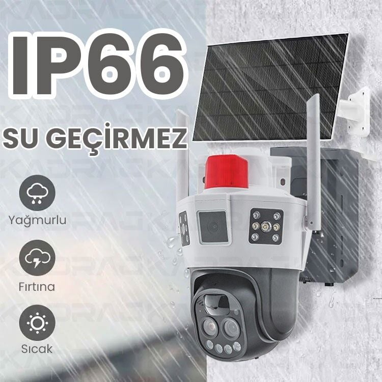 4G SOLAR PANELLİ, 10X ZOOM, 12000MAH. BATARYA, 2 YÖNLÜ KONUŞMA,YAPAY ZEKA İNSAN TAKİBİ,SESLİ ALARM
