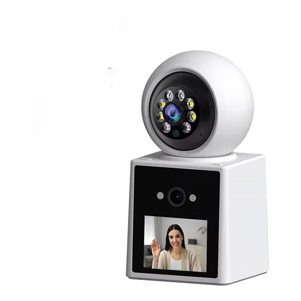Çift Lensli 6MP,  Wi-Fi Panorama Bebek Kamerası - Video Görüşme, İç Mekan Kamera, Renkli Gece Görüşü