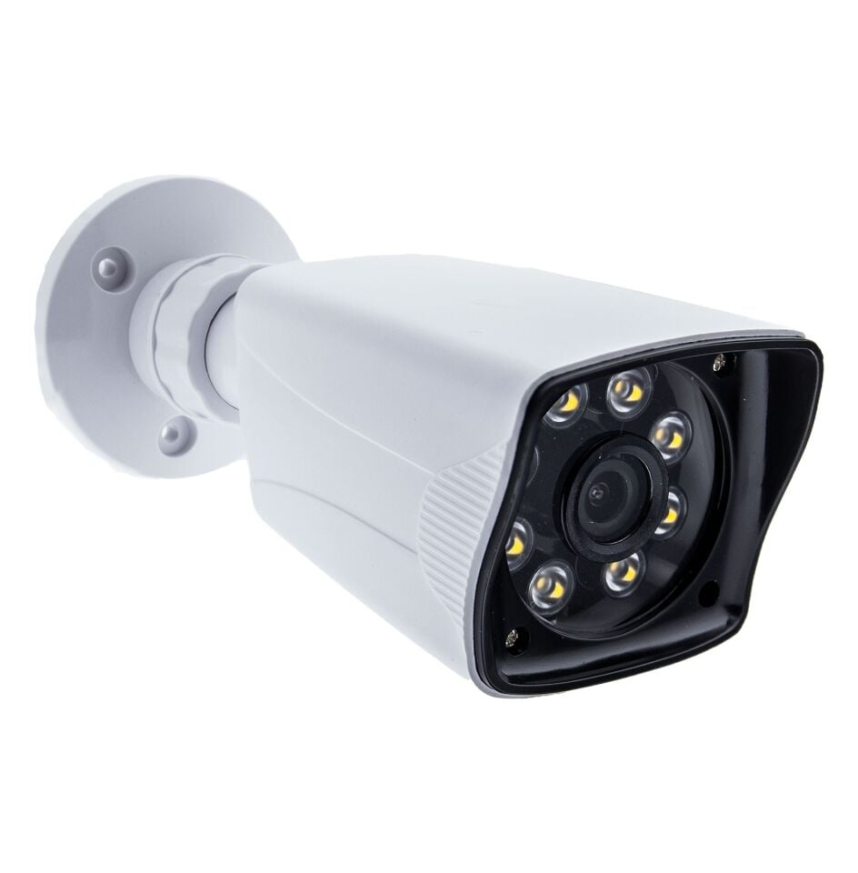 5MP Sony SecuLensli 1080p Full HD AHD Güvenlik Kamerası - Gece Renkli Görüşlü, 8 Ultra Warm Led,