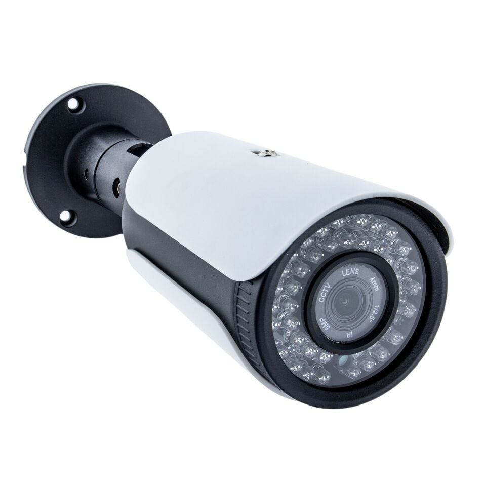 5MP Sony SecuLens, 1080P Full HD, 42 IR LED Gece Görüşlü - Siyah Beyaz
