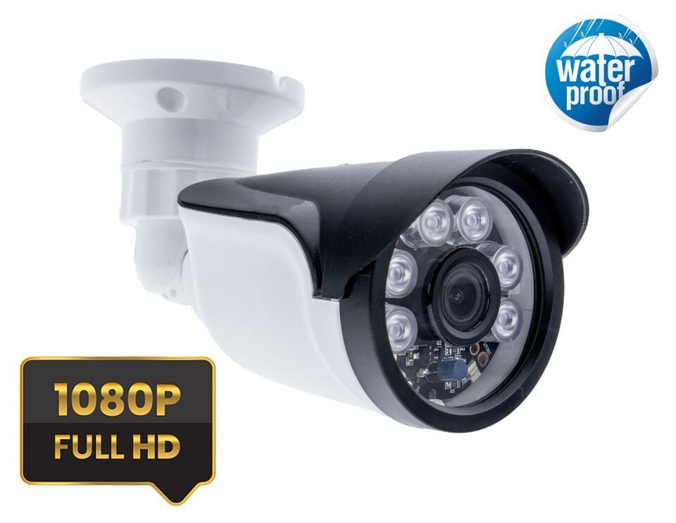 5mp Sony SecuLensli 1080p 6 Atom Led Gece Görüşlü Su Geçirmez Plastik Kasa Fullhd Güvenlik Kamerası