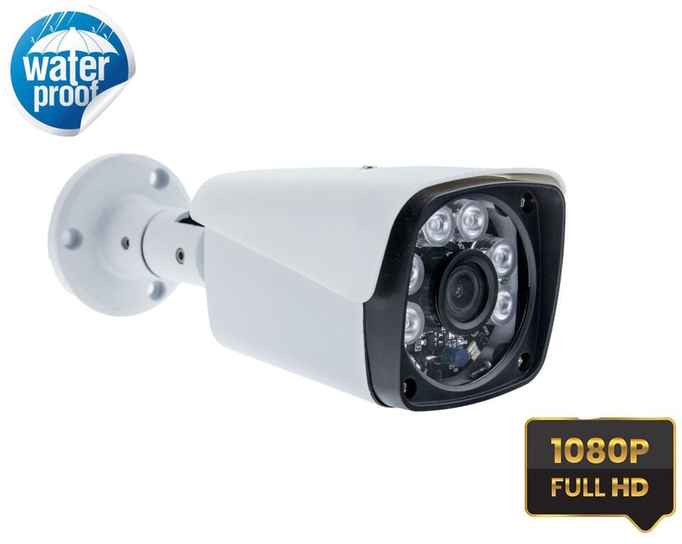 5MP Sony SecuLensli 1080P Full HD AHD 6 ATOM LED Güvenlik Kamerası Metal Aluminyum Kasa Su Geçirmez