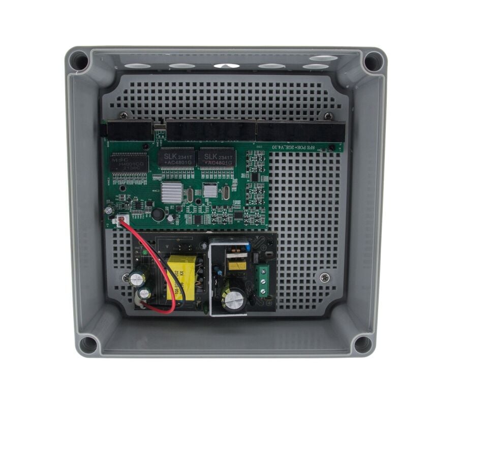 Outdoor PoE Switch - 8 Port PoE + 2 Gigabit, Toplam 96W PoE Gücü