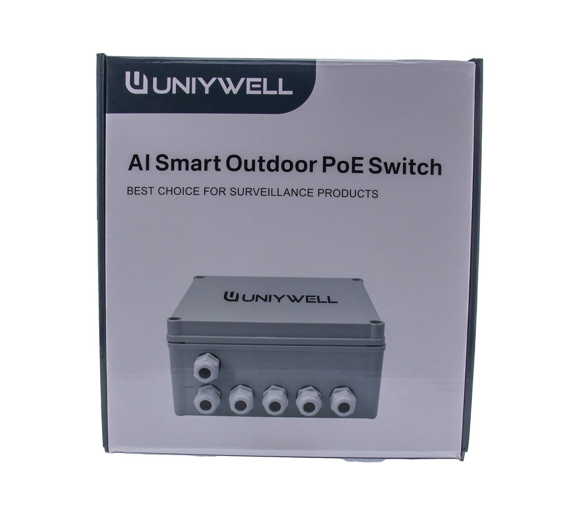 Outdoor PoE Switch - 8 Port PoE + 2 Gigabit, Toplam 96W PoE Gücü