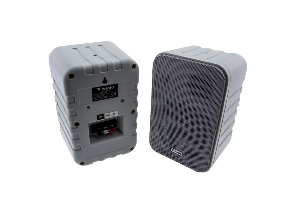 WS-405W Duvar Tipi Hoparlör - 100W, 91dB Hassasiyet, 80-16kHz Frekans Aralığı, 8 Ohm, 100V