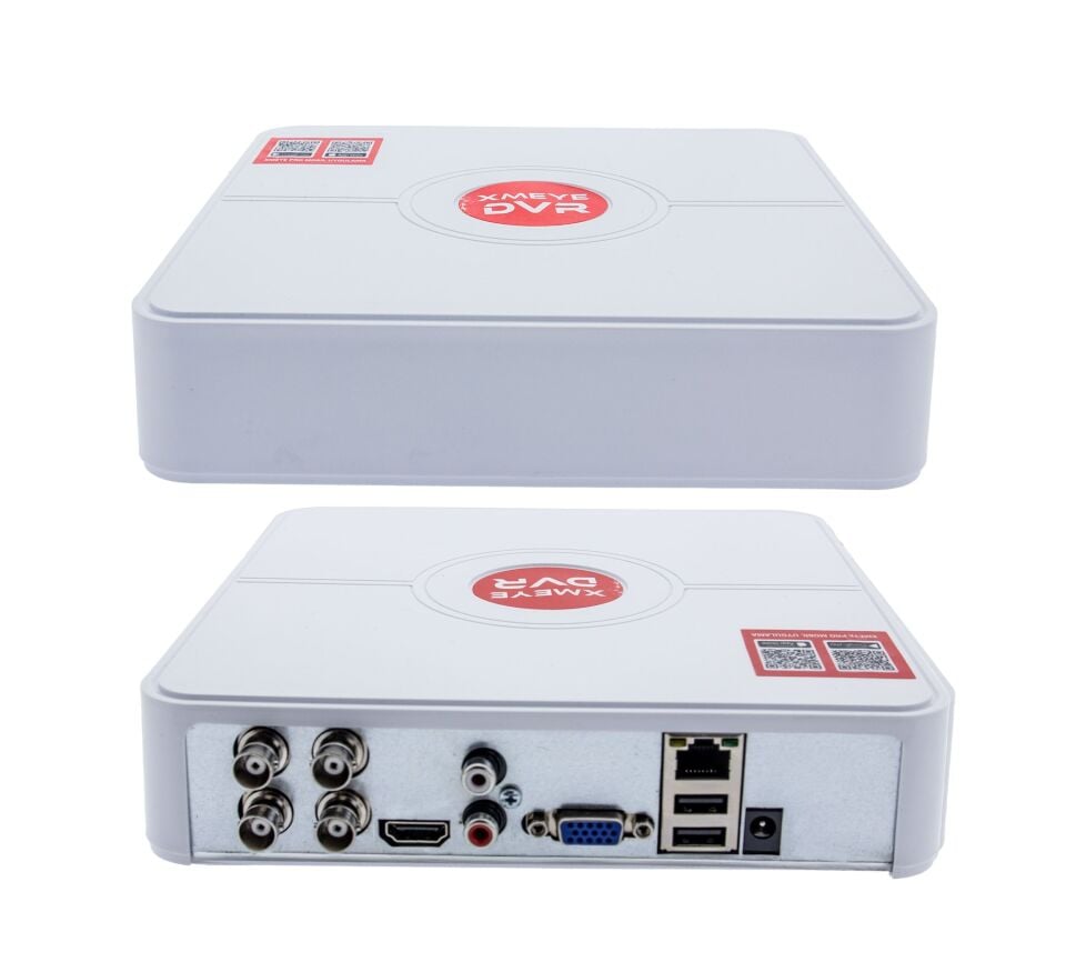 4 Kanal 2MP Kayıt Cihazı AHD 1080N H265+ Plus 5in1 Xmeye Yüksek Performans