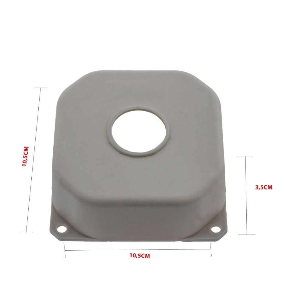 Kadraj Kamera Montaj Orta Boy Buat Kutusu Beyaz - 10.5x10.5x3.5 cm SET 10'lu