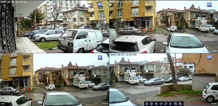 IP Kamera - Kadraj 3.6MM , H.265, ONVIF, POE, Su Geçirmez, Gece Görüş , İç Ve Dış Mekan Uyumlu