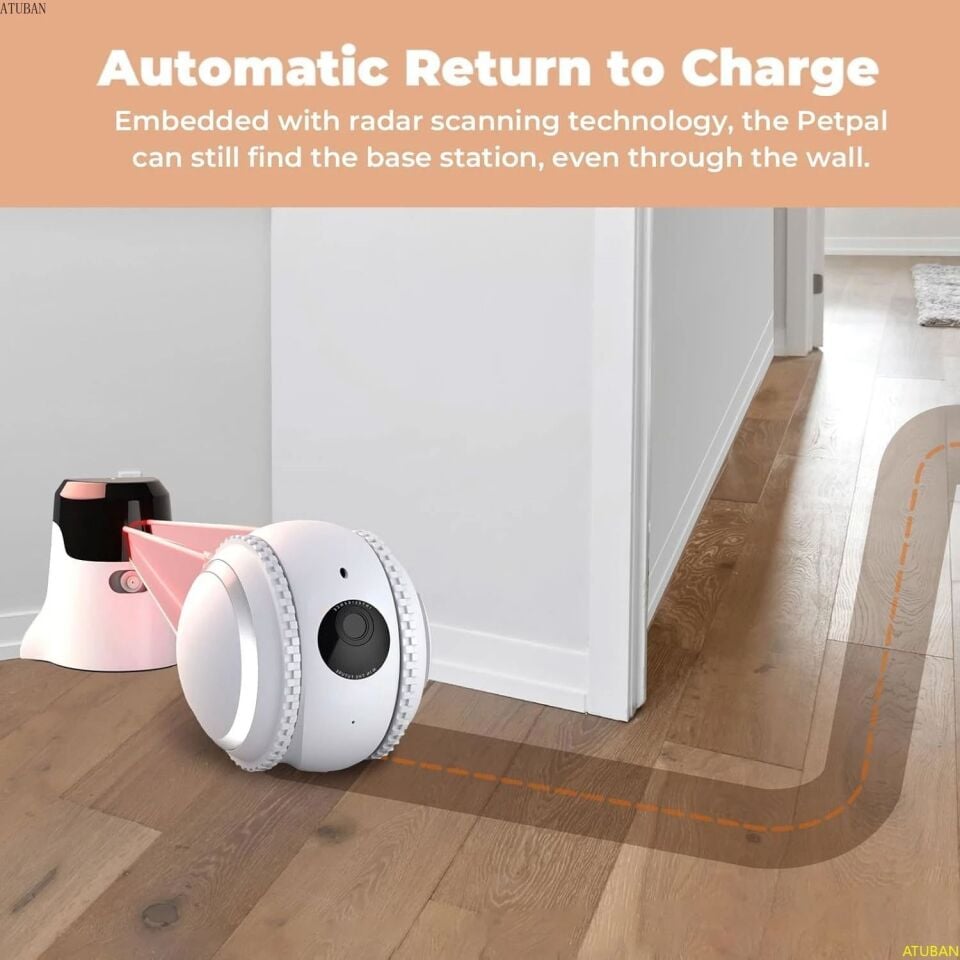 Smart PET Robot Kedi Köpek  Kamerası - Evcil Hayvan Kamerası