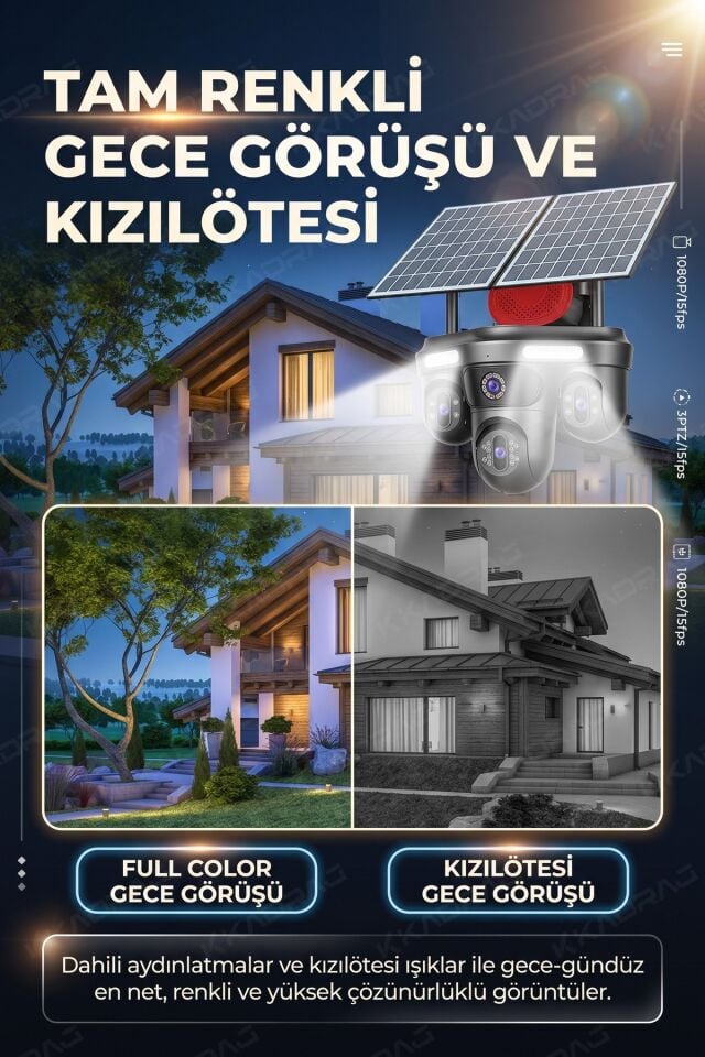 X99 4 Lens + 3 Hareketli Otomatik PZT Kamera, 4G - E-Sim Destekli, 20MP, 20.000 Mah Batarya , AI
