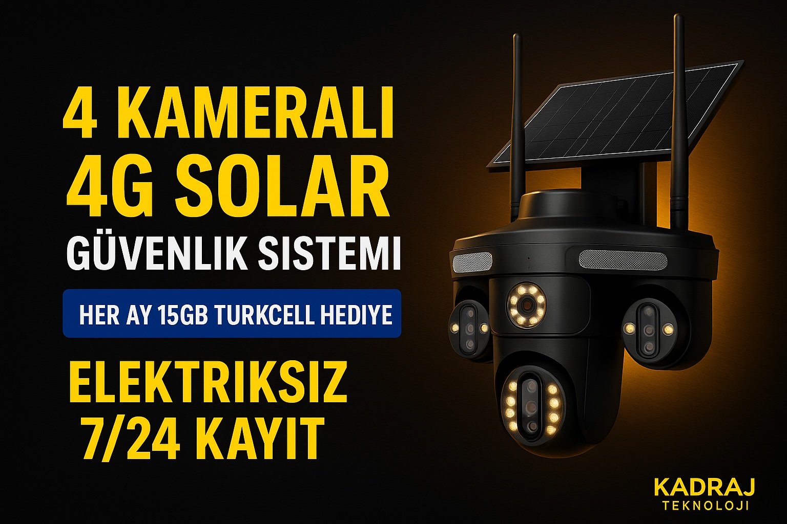 Solar Panelli Kameralar