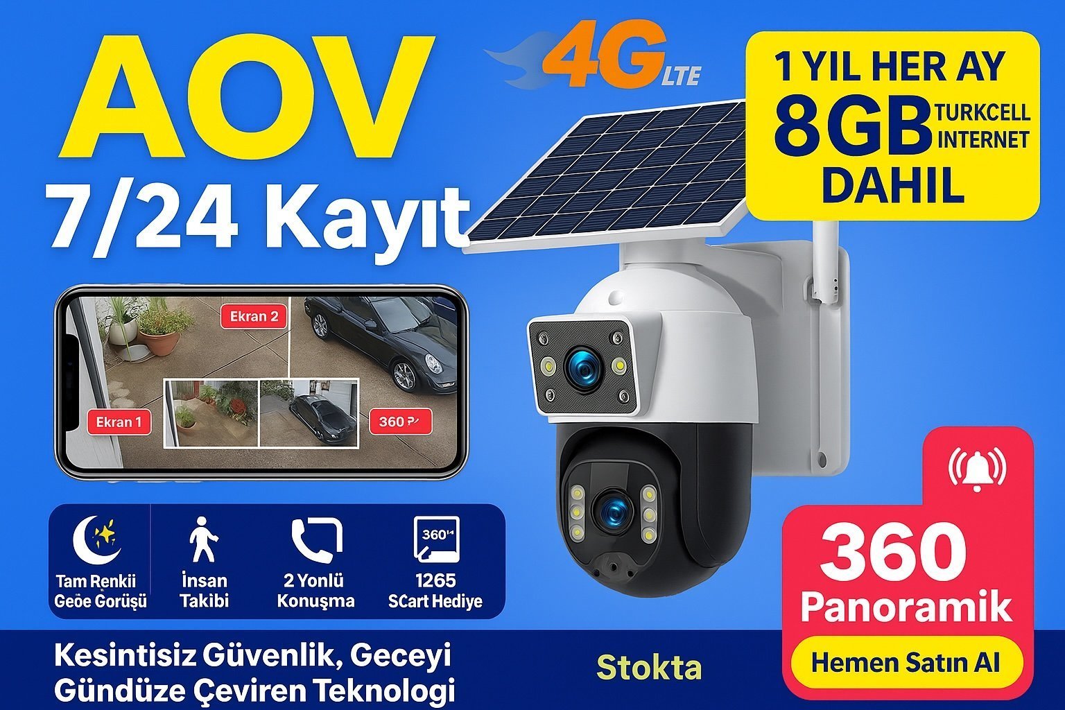 Sim Kartlı Kamera