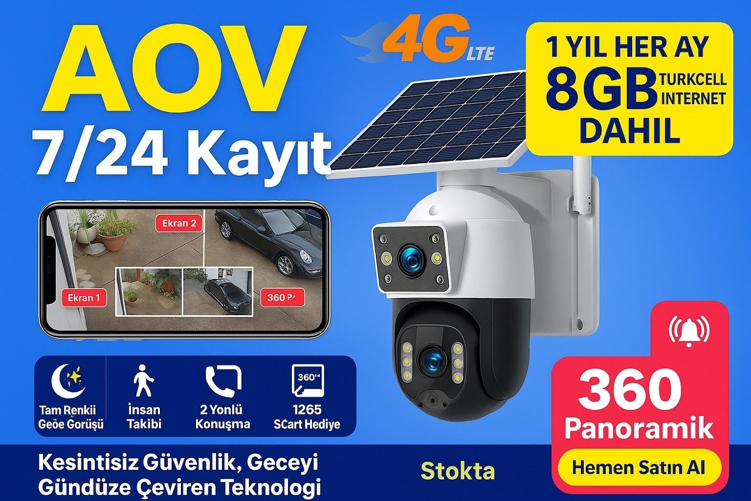 Sim Kartlı Kamera